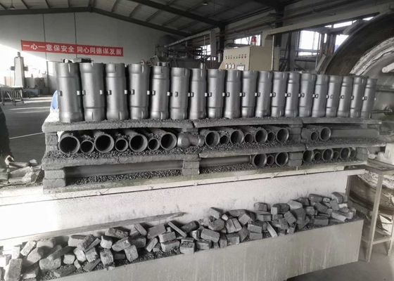 Pipa Udara Pendingin Silicon Carbide Dengan Konduktivitas Termal Kepadatan 45 W/M.K 3.02g/Cm3