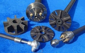 Si3N4 Silicon Nitride Bahan Keramik Untuk Aluminium Yang Dilelehkan Pipa Penguras Gas Dan Rotor Menghilangkan Hidrogen Dari Aluminium Yang Dilelehkan