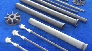 Si3n4 Silikon Nitride Keramik Integrated Heater Protection Tube Dalam Industri Aluminium