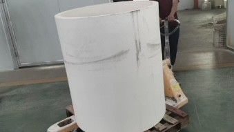 Ukuran Besar Alumina Oksida Tabung Keramik Kemurnian Tinggi Di Tambang Tenaga Listrik Besi Dan Baja Metalurgi Batubara Media Kimia Untuk Mengantar Partikel Penggilingan