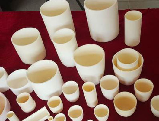 Keramik Teknis Besar Kemurnian Tinggi Al2o3 Alumina Crucible Saggar Special Shaped