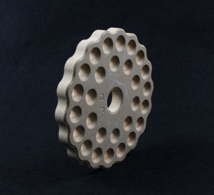 Refractory Kiln Cordierite Ceramics Plate Cord Disc Konduktivitas Termal Tinggi