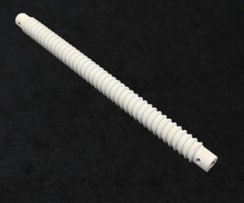 Bagian Isolator Sekrup Tabung Keramik Mullite Berulir Refractory Kiln C610 Roller