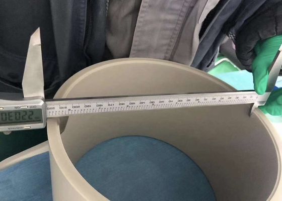 Insulation Resistance Aluminium Nitride Ceramic Tube dengan Arc Resistance >30min